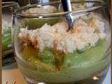 Verrine avocat, crabe