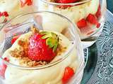 Verrine façon tiramisu Fraises Spéculoos