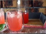 Autour d'un ingrédient , Limonade à la Rhubarbe et au gingembre