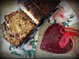 Cake aux fruits confits et cranberries au rhum