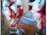 Coupe de fromage frais aux fruits des bois façon Eton mess