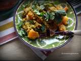 Dhal lentilles corail et butternut au cuiseur sous pression