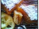 Fondants au citron ou lemon squares