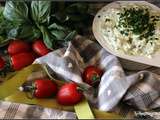 Fromage frais aux herbes du jardin