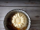 Parfaits à la clémentine , sirop épicé à la cardamome et à la cannelle