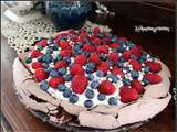 Pavlova au chocolat pour le catacookingchallenge08