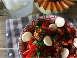 Taboulé de Quinoa aux tomates cerises et mozzarella