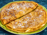 Apfelpfannküchen, crêpes allemandes aux pommes