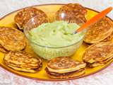 Blinis au maïs, mousse d'avocat