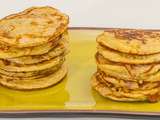 Blinis de pois cassés au jambon de Parme