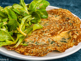 Blinis russes au pripiok (crêpes farcies aux épinards et au fromage)