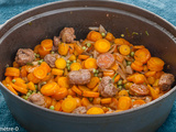 Boulettes de bœuf aux légumes de printemps