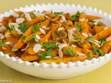 Carottes aux épices et aux amandes