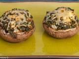 Champignons portobello farcis aux épinards et à la fêta