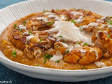 Chou fleur mariné, purée de haricots cocos et patate douce, sauce au tahin