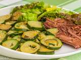 Confit de canard aux courgettes