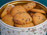 Cookies aux amandes et chocolat