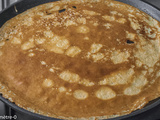 Crêpes salées à la farine de petit épeautre