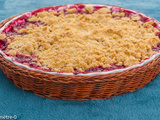 Crumble aux prunes du congélateur