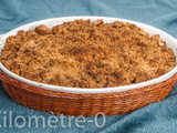 Crumble pommes poires bananes à la farine de sarrasin