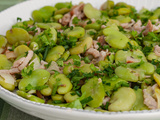 Fèves aux lardons
