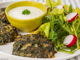 Galette de quinoa aux épinards et orties