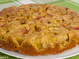 Gâteau à la rhubarbe