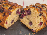 Gâteau du matin aux mûres et à la farine de coco