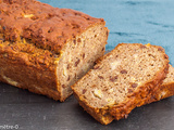 Gâteau du matin aux trois farines, aux bananes et pépites de chocolat