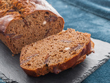 Gâteau du matin aux trois farines (sarrrasin, petit épeautre et châtaigne) et au chocolat