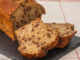 Gâteau du matin banane, orange et chocolat