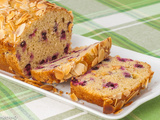 Gâteau du matin citron cassis amandes