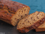 Gâteau du matin épeautre, compote de pommes et chocolat