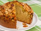 Gâteau norvégien rhubarbe amandes