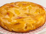 Gâteau renversé aux nectarines