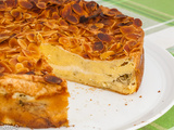 Gâteau rhubarbe, ricotta et amandes