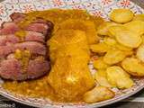 Magret de canard à l'orange et au gingembre