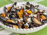 Moules au poivrons et à la fêta