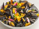 Moules aux petits légumes