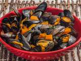 Moules butternut coulemelles comté