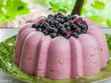 Mousse aux framboises et fruits rouges