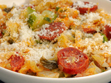 Poêlée de chou pointu aux courgettes et chorizo