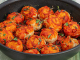 Polpette à la ricotta, sauce tomate