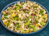 Salade d’endives aux kiwis, comté et noisettes