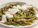 Salade de haricots verts à la ricotta