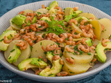 Salade de pommes de terre nouvelles aux crevettes