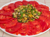 Salade de tomates aux moules