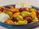 Salade de tomates cerises et mozzarella