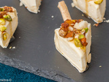 Sapins de brie aux fruits secs