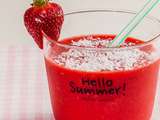 Smoothie fraise coco